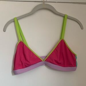 Parade Roller Rink Triangle Bralette Size Medium